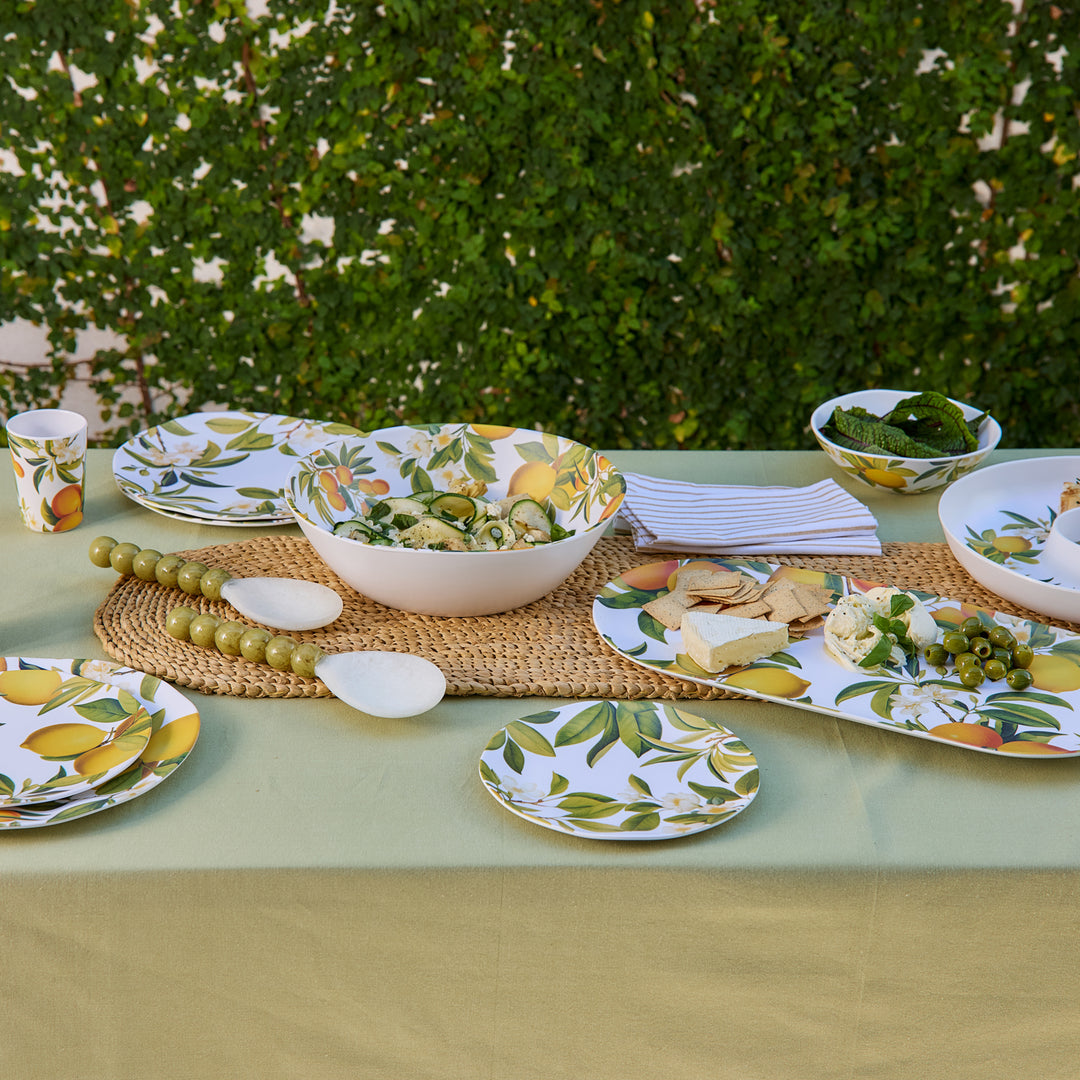 Citrus Grove Melamine Oval Platter - Madras Link
