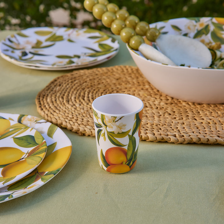 Citrus Grove Orange Melamine Tumbler - Madras Link