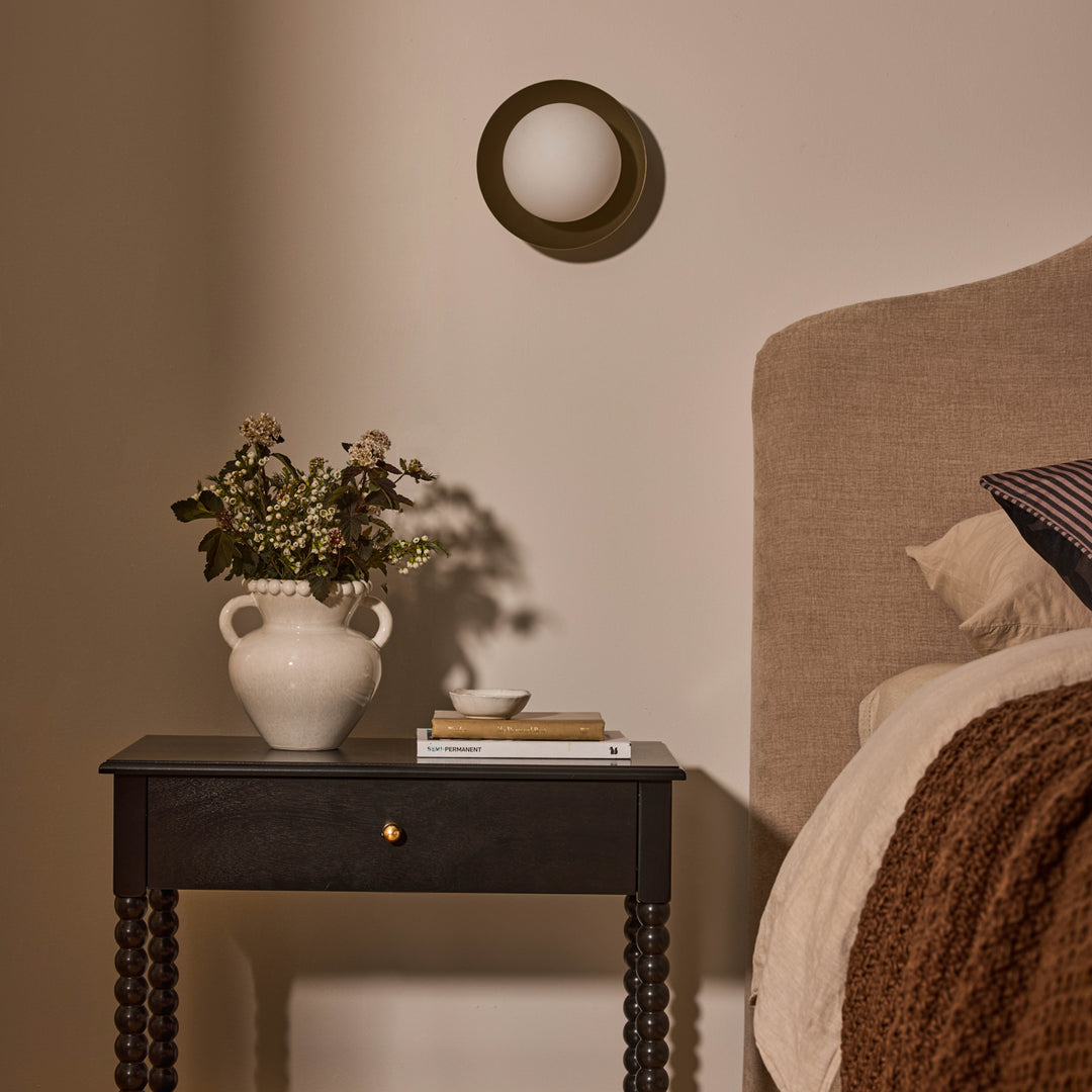 Daylesford Black Bobble Bedside Table