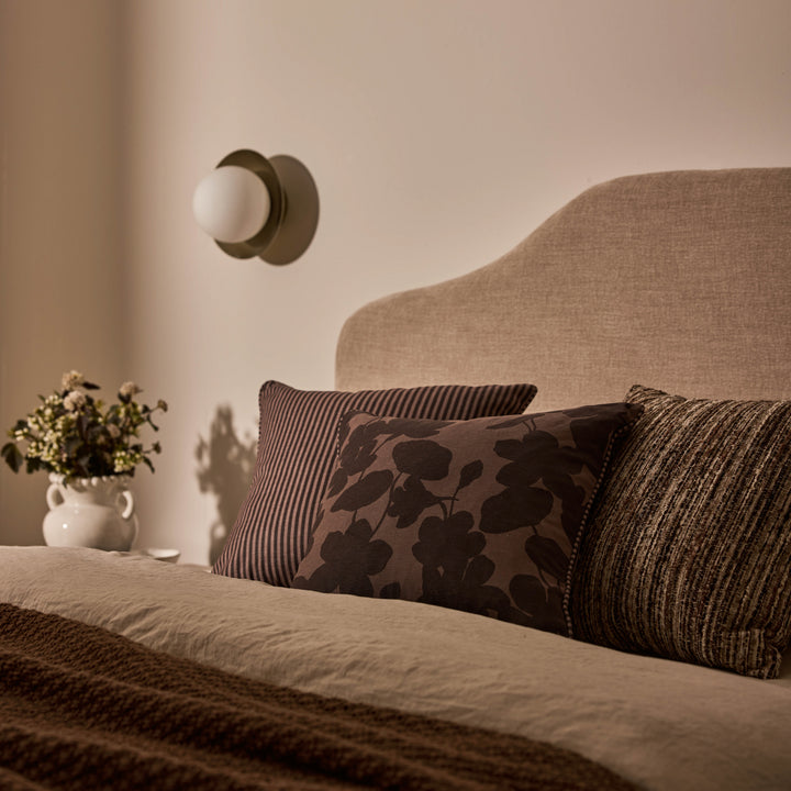 Lilith Coffee Reversible Cushion