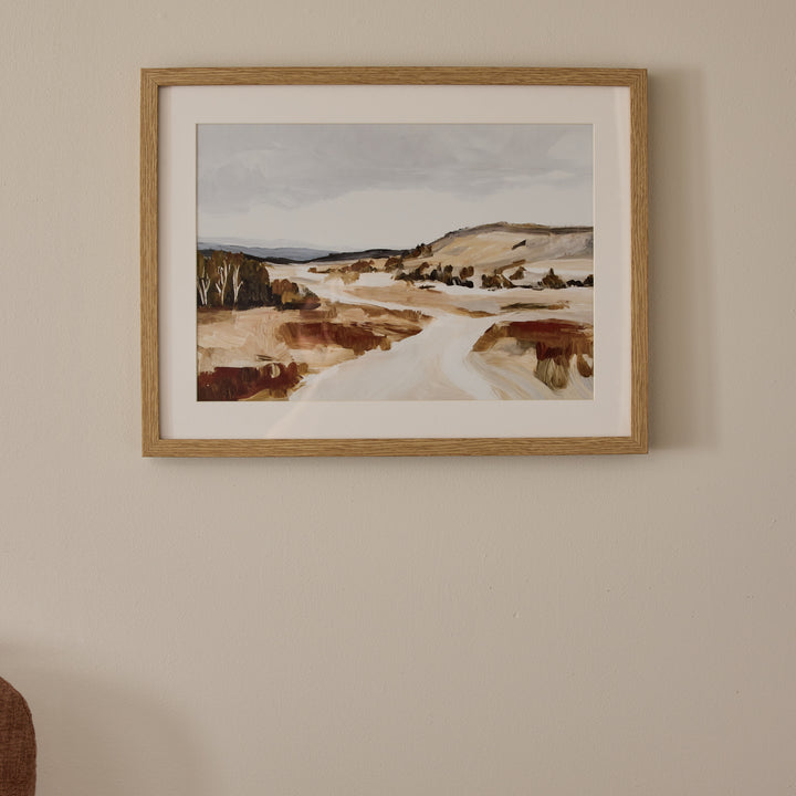 Outback Road Framed Print