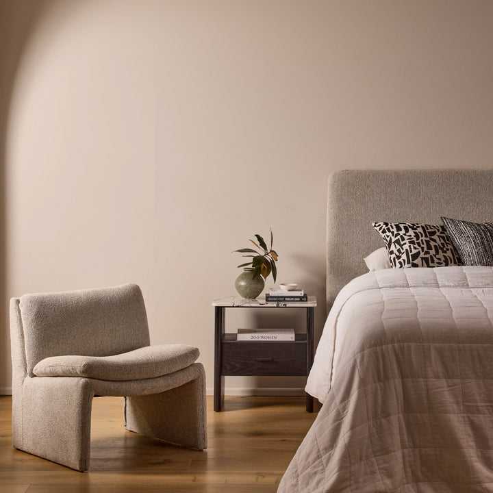Metro Black Jacquard Cushion