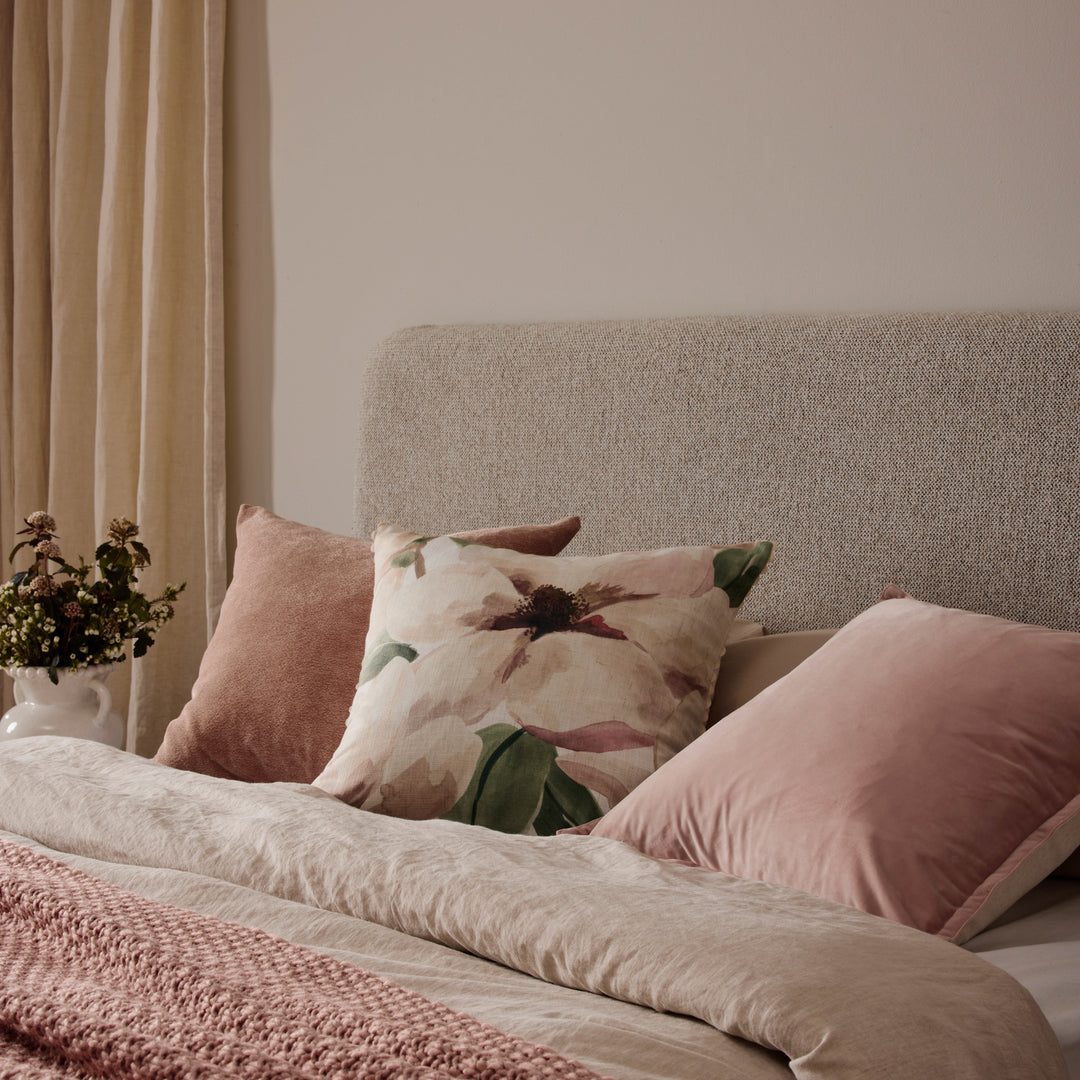 Mira Velvet Blush Cushion