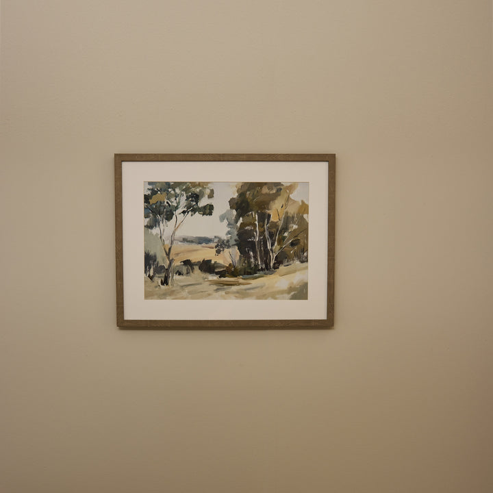 Hillside View Framed Print