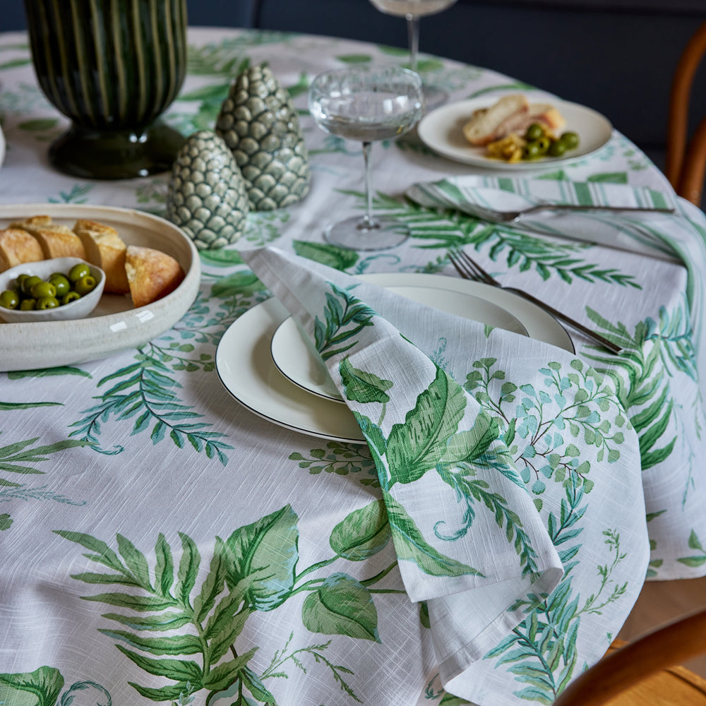 Fern Green/Blue Napkin Set of 4 - Madras Link