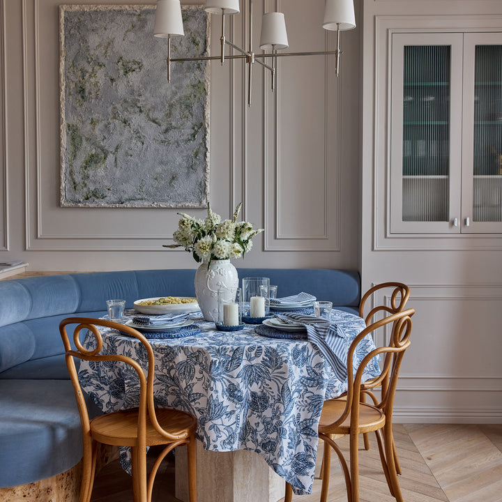 Samara Dark Blue Table Runner