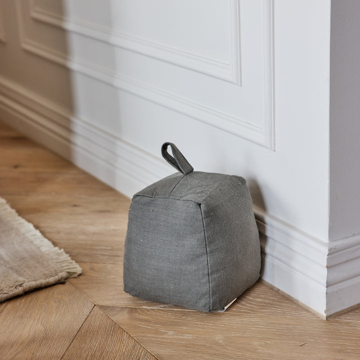 Collins Charcoal Door Stop - Madras Link