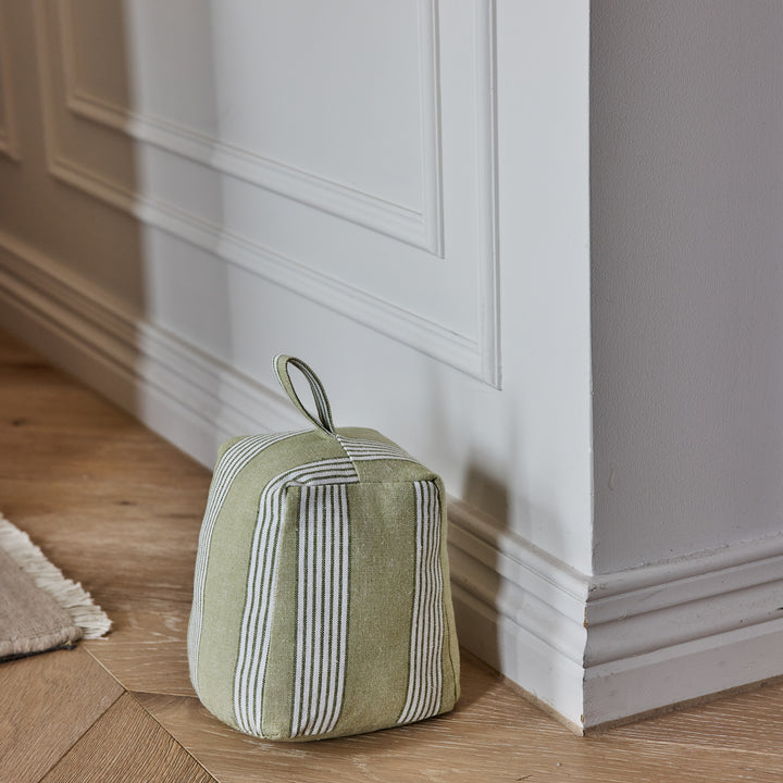 Catania Green Stripe Door Stop