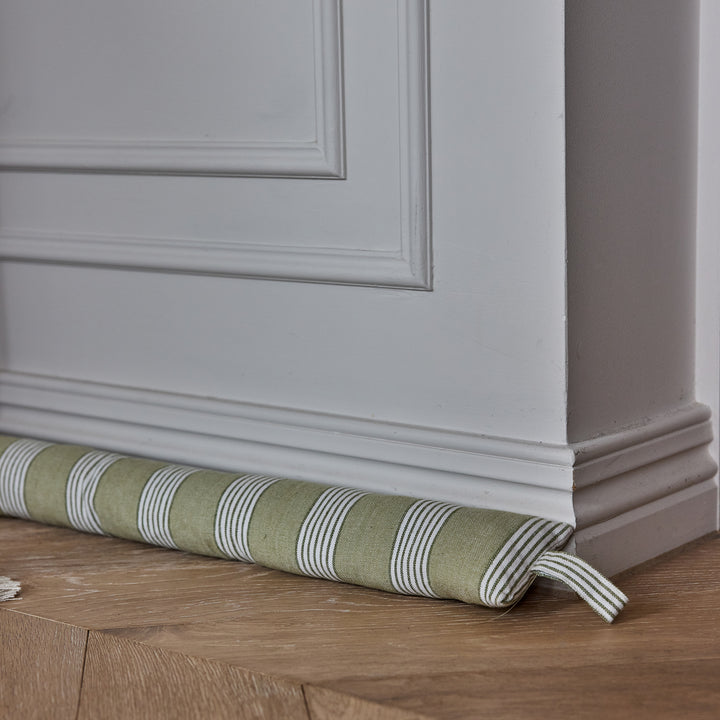 Catania Green Stripe Draught Stopper