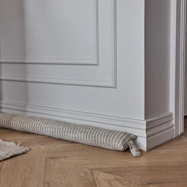 Collins Oatmeal Stripe Draught Stopper - Madras Link