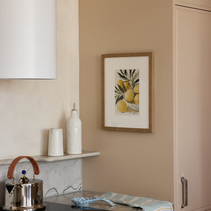 Lemon Bowl Framed Print