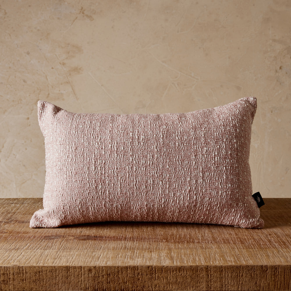 Fowler Pink Lumbar Cushion - Madras Link