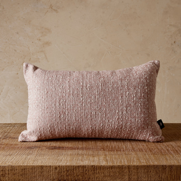 Fowler Pink Lumbar Cushion - Madras Link