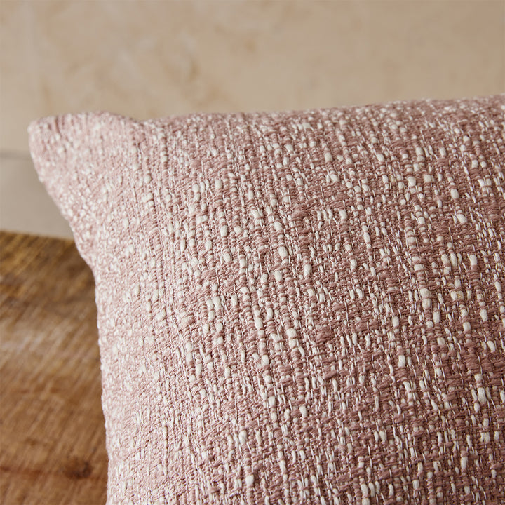 Fowler Pink Lumbar Cushion - Madras Link