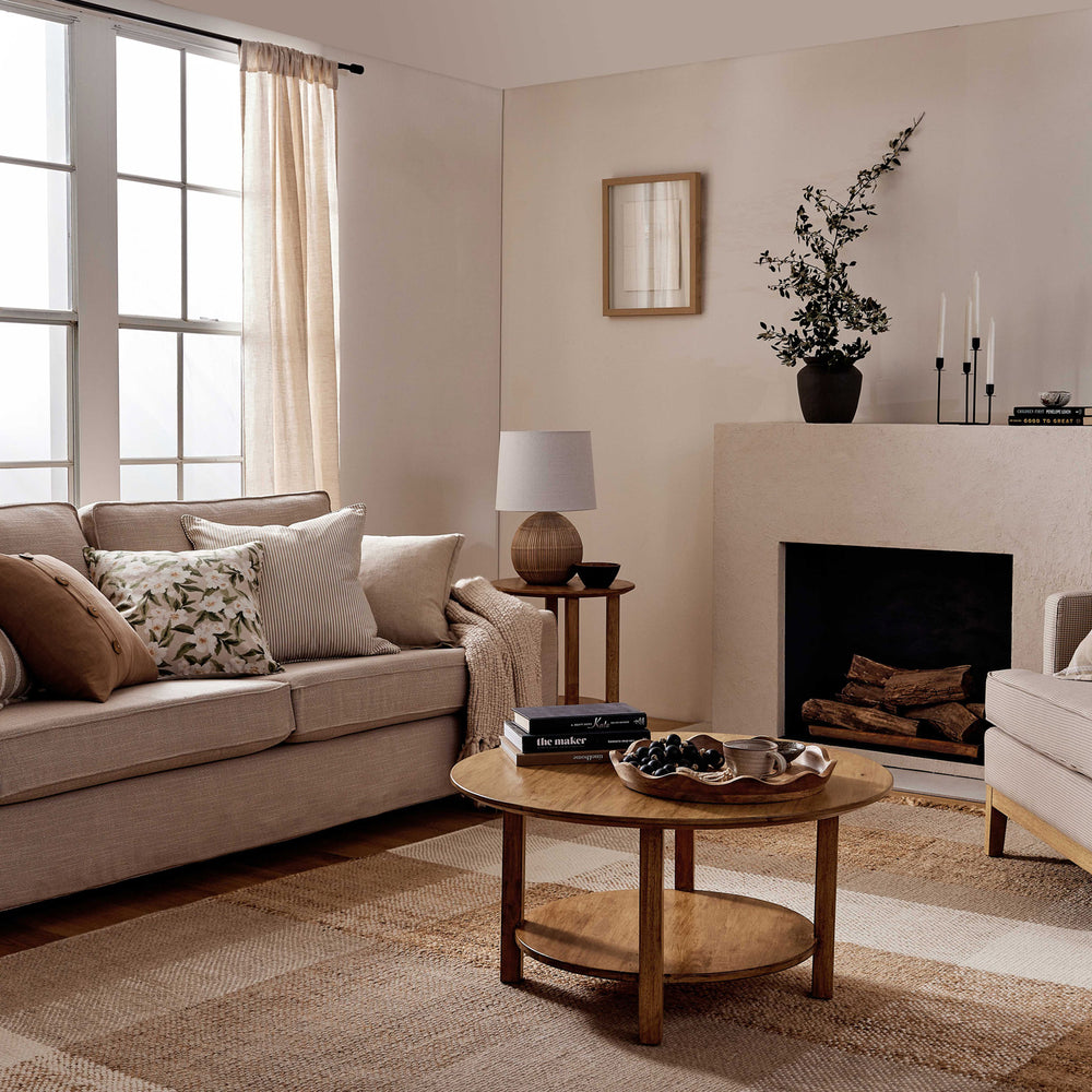 Gordon Natural Coffee Table - Madras Link