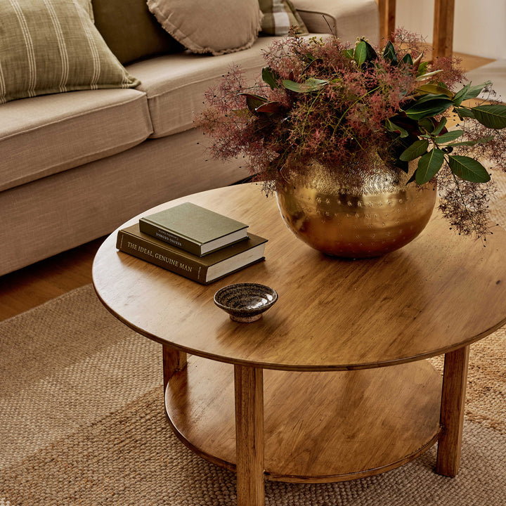 Gordon Natural Coffee Table - Madras Link