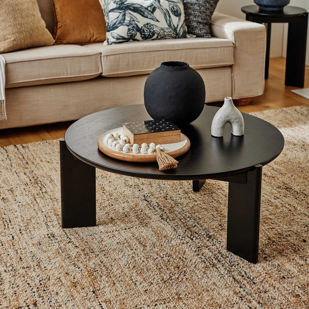 Wilbur Black Coffee Table - Madras Link