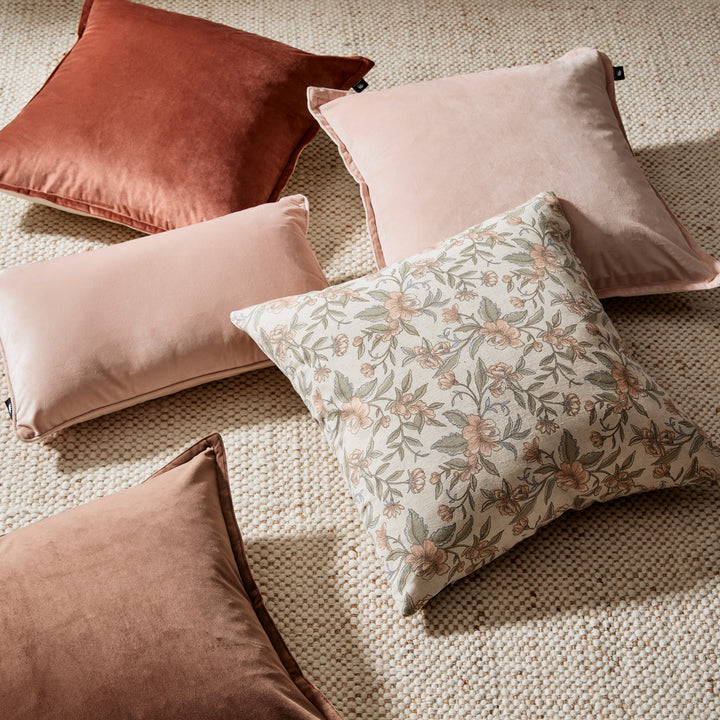 Mira Velvet Dusty Rose Cushion