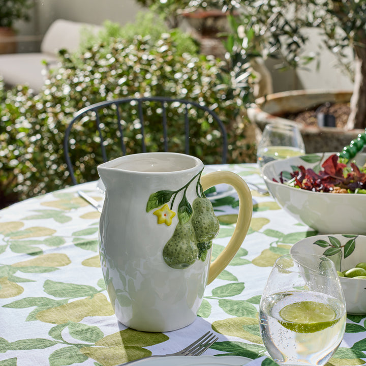 Pear Hand Painted Jug - Madras Link