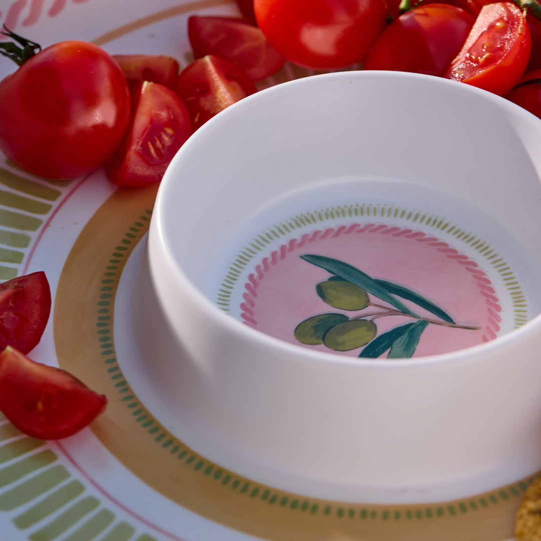 Fiesta Melamine Chip Dip Platter - Madras Link