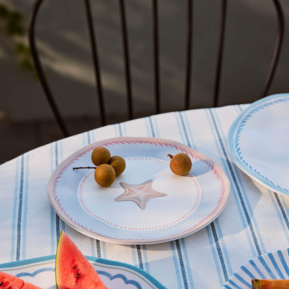 La Mer Starfish Melamine Small Plate - Madras Link
