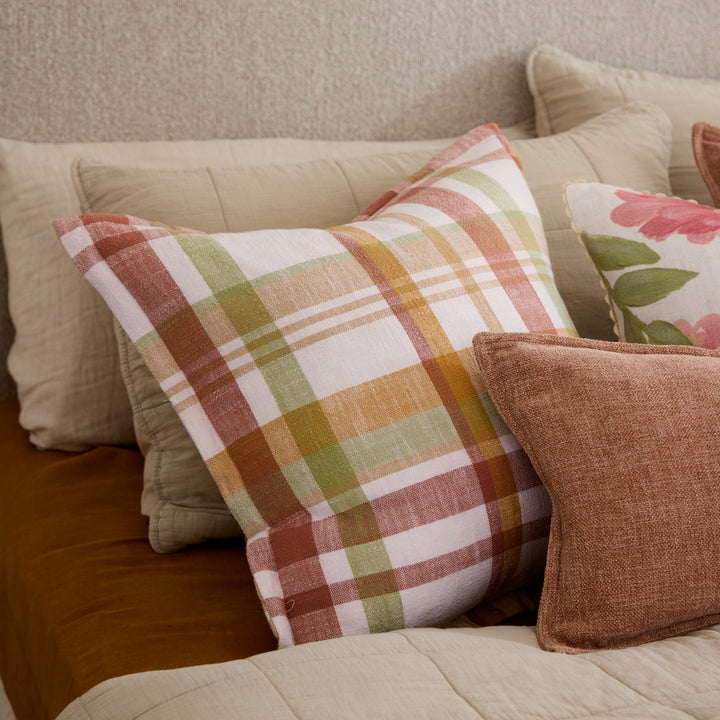Tasman Multi Check Cushion - Madras Link