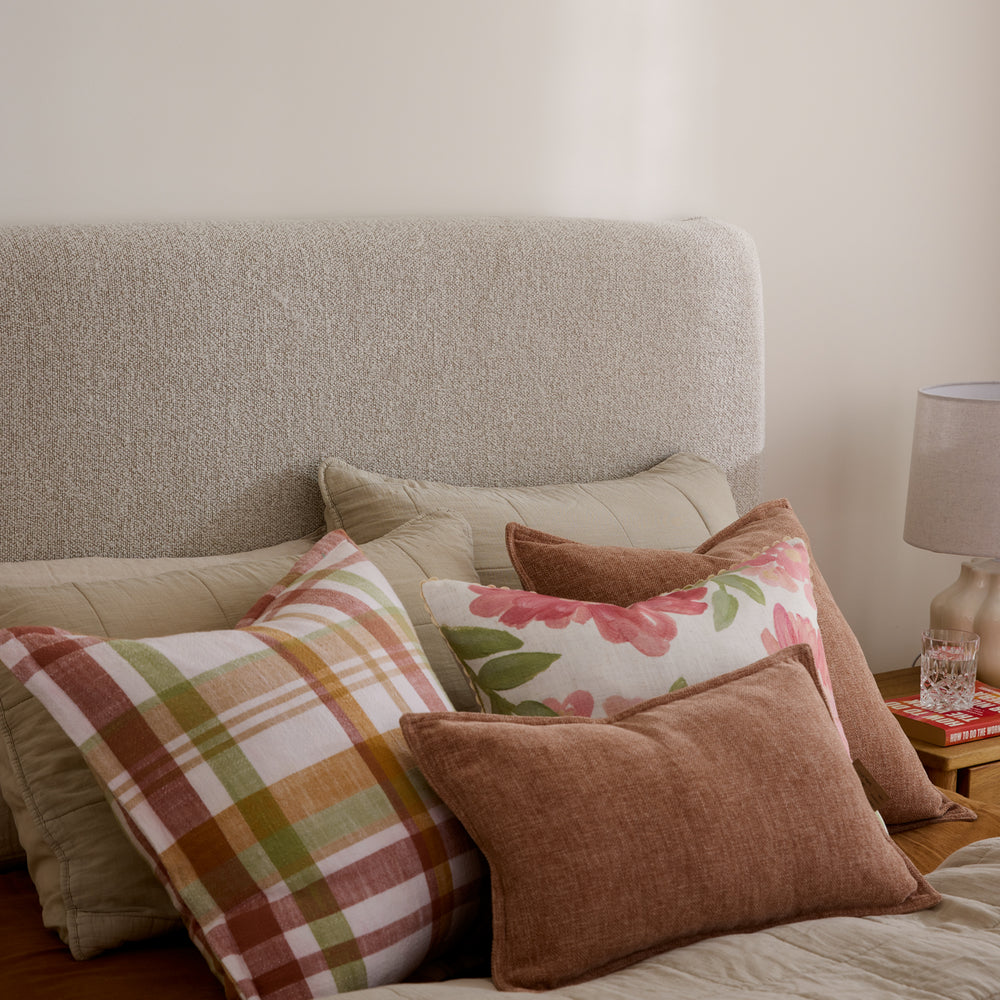 Tasman Multi Check Cushion - Madras Link