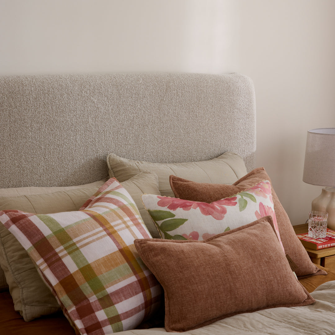 Tasman Multi Check Cushion - Madras Link