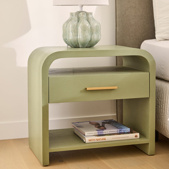 Verity Green Bedside Table - Madras Link