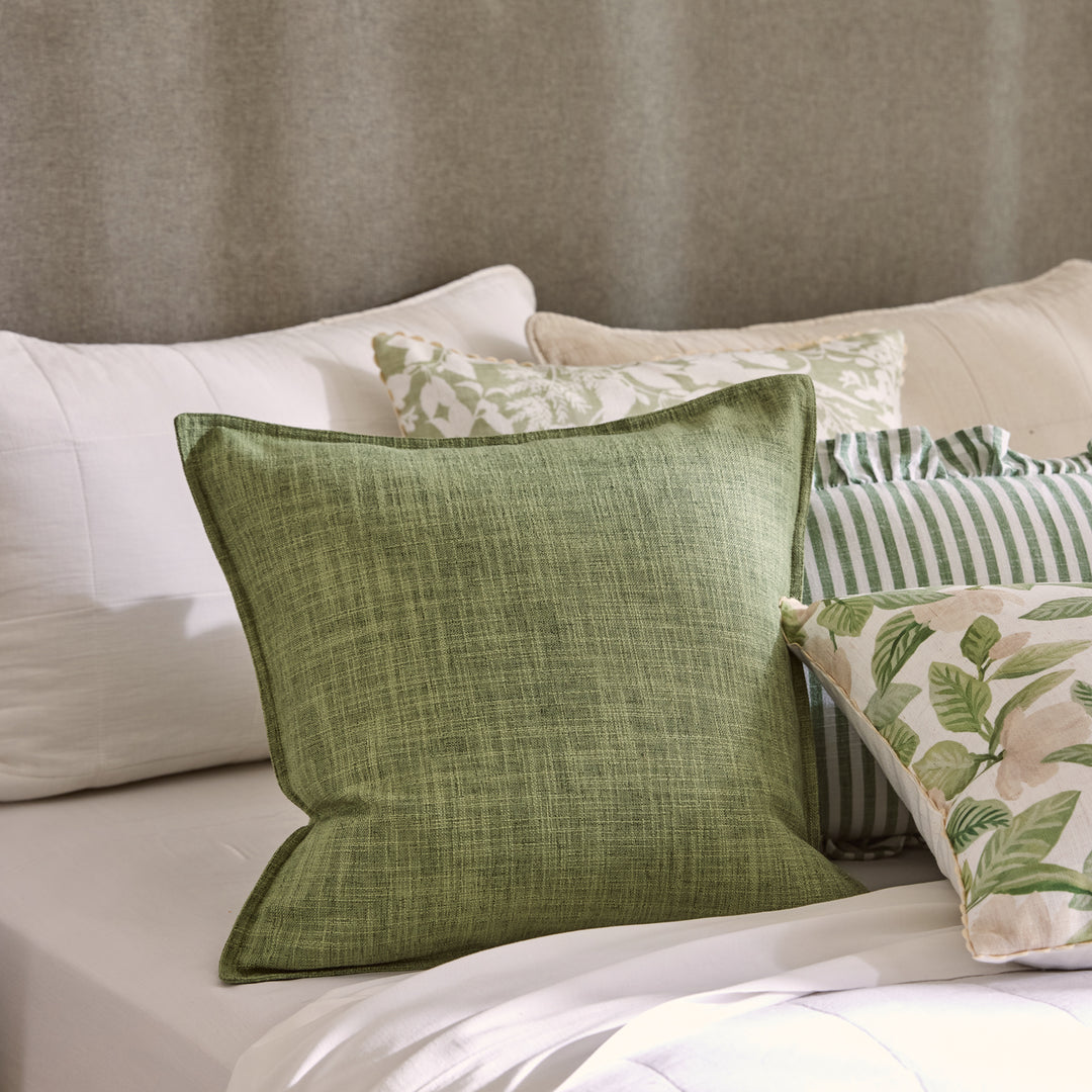 Lane Green Lumbar Cushion - Madras Link
