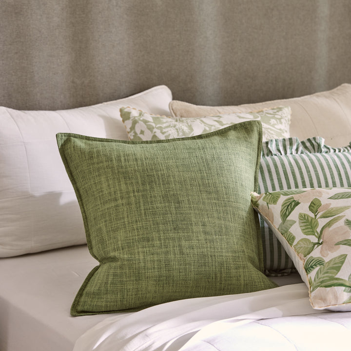 Lane Green Lumbar Cushion - Madras Link
