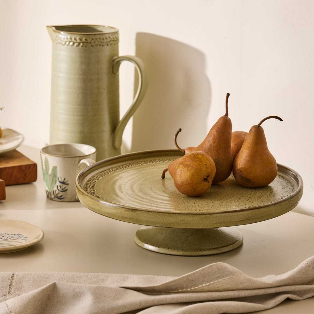 Provence Cake Stand Green - Madras Link