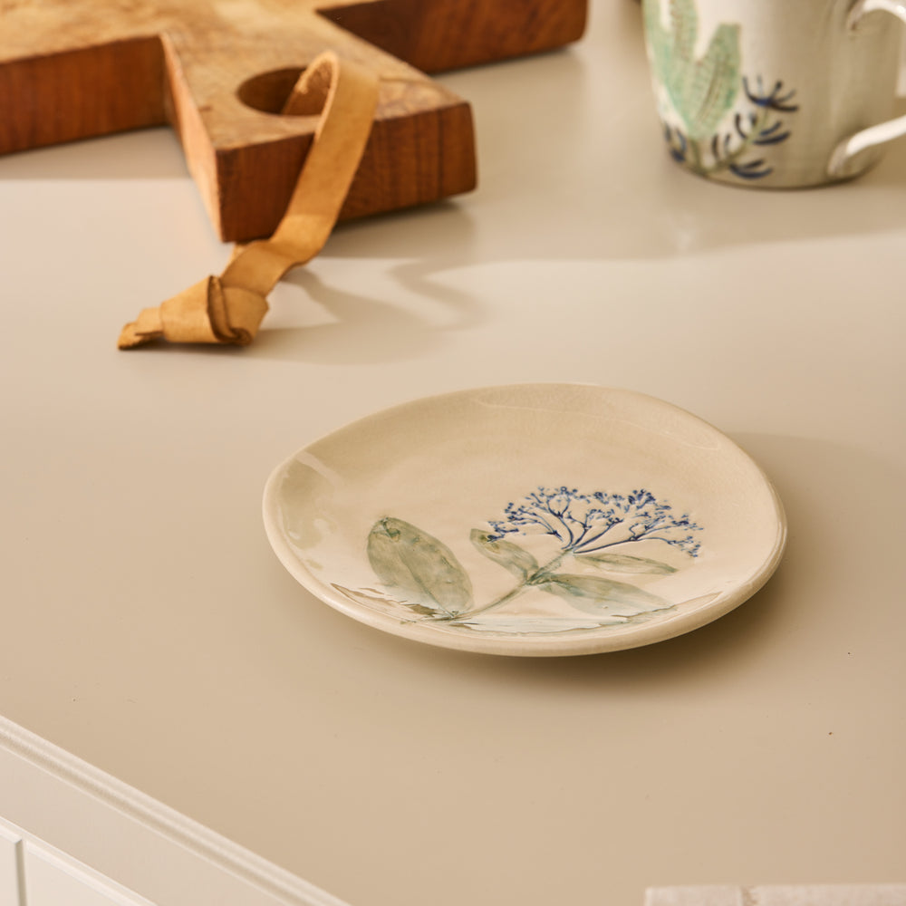 Botanical Blue Plate - Madras Link