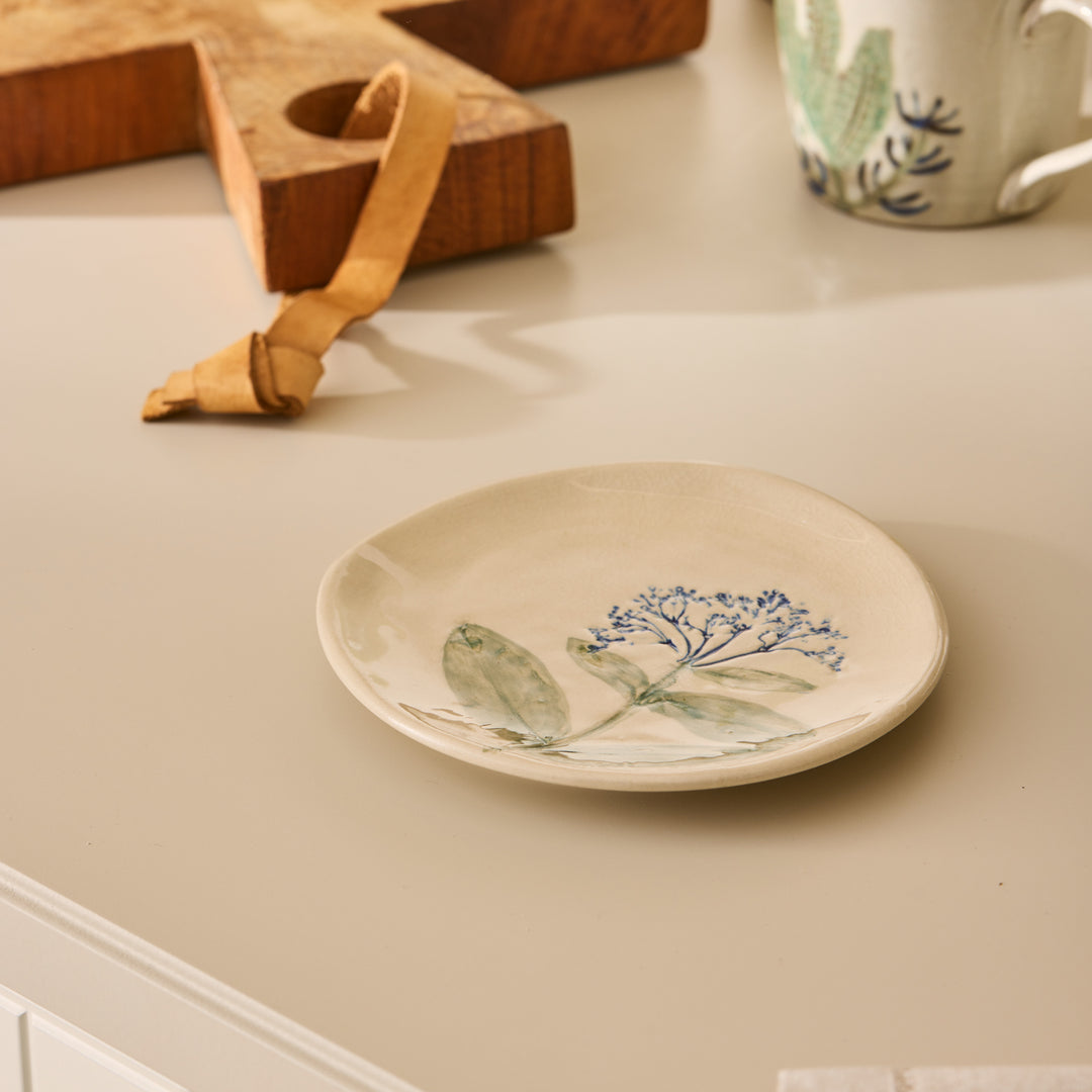 Botanical Blue Plate - Madras Link