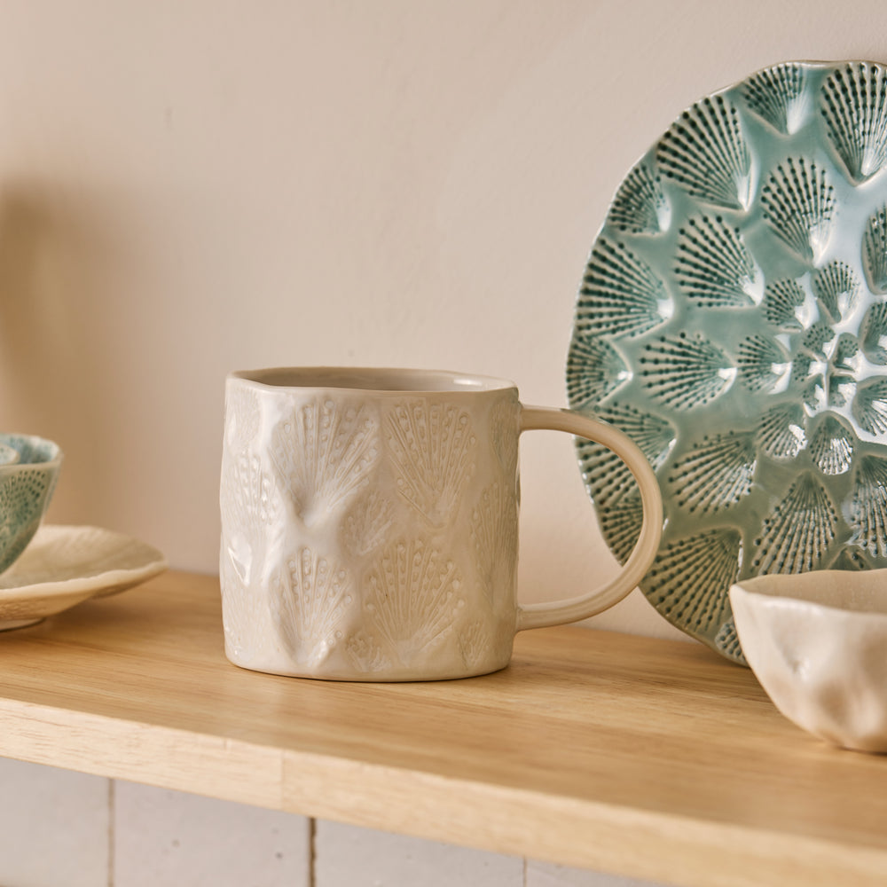 Nautilus White Mug - Madras Link