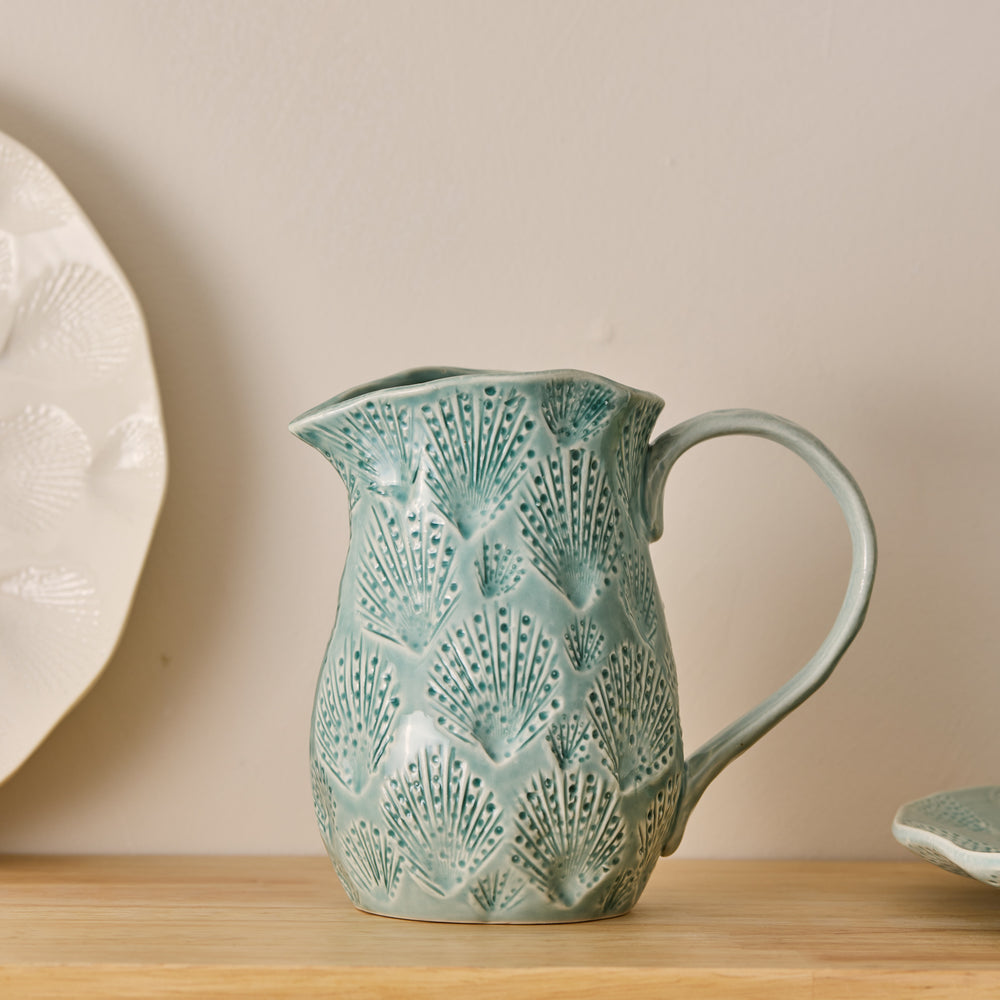 Nautilus Light Blue Jug - Madras Link