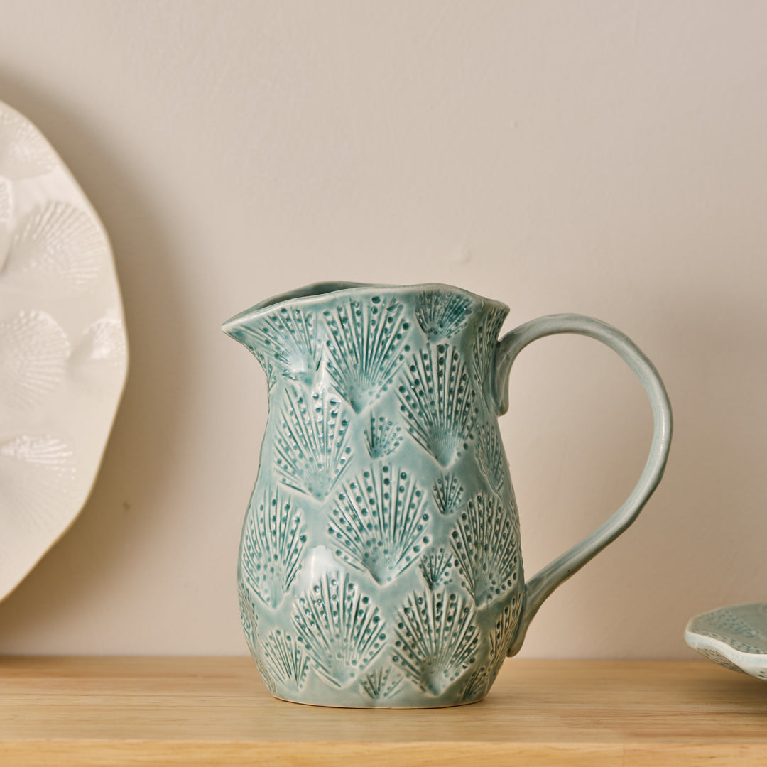 Nautilus Light Blue Jug - Madras Link