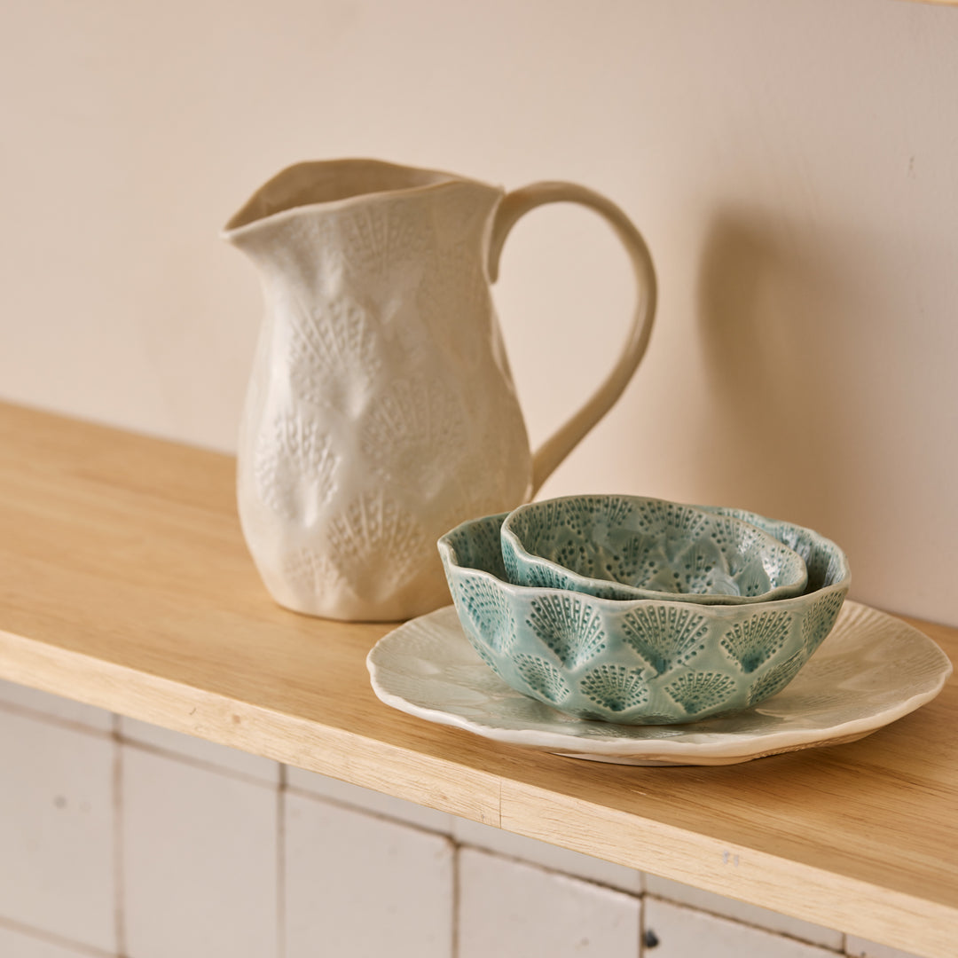 Nautilus Light Blue Small Bowl - Madras Link