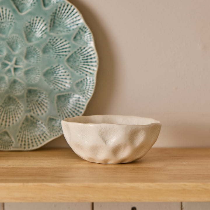 Nautilus Light Blue Large Plate - Madras Link