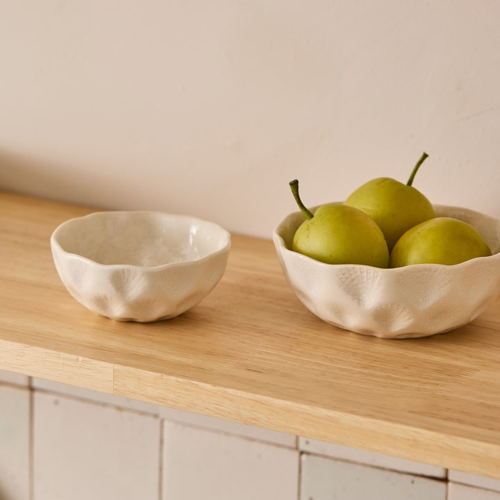 Nautilus White Small Bowl - Madras Link