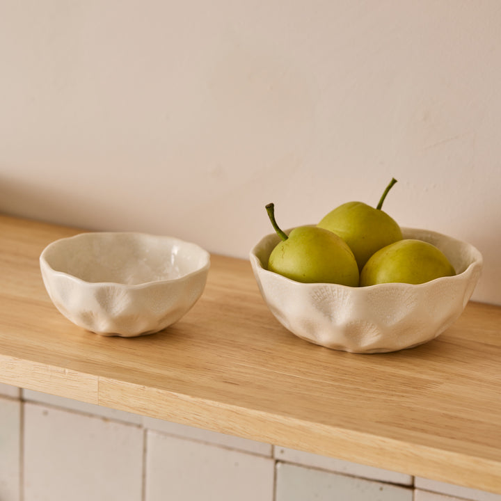 Nautilus White Snack Bowl - Madras Link