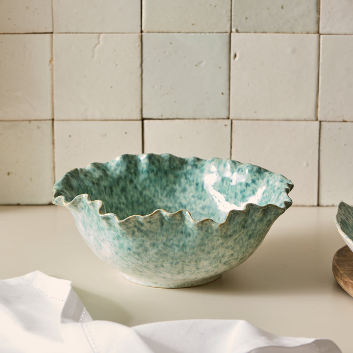 Lagoon Speckle Blue Glazed Bowl - Madras Link