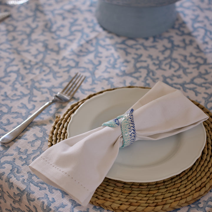 Fish Napkin Rings Set of 4 - Madras Link