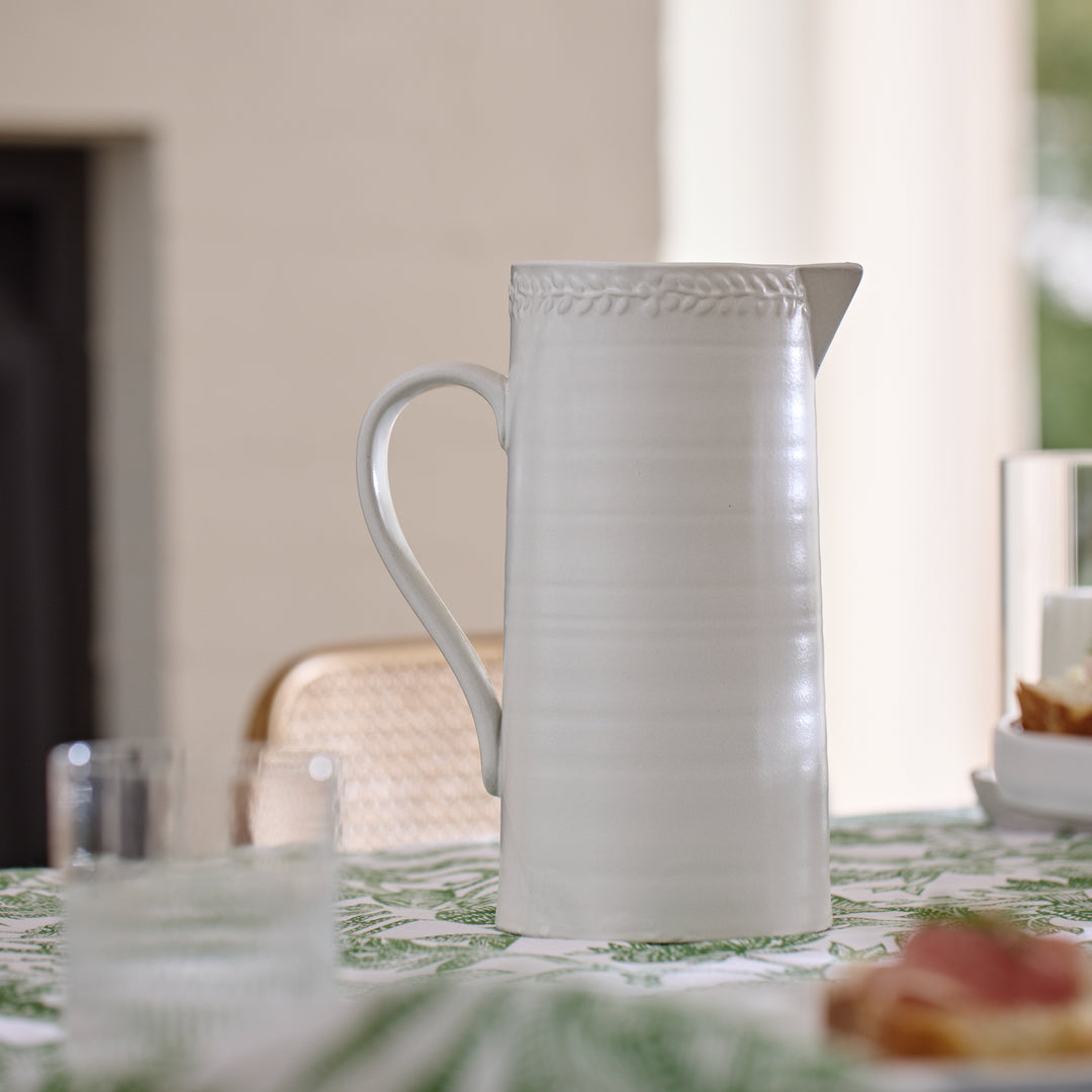 Provence Jug White - Madras Link
