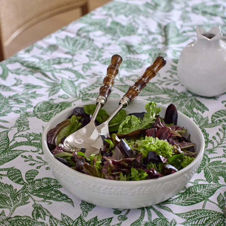 Bahama Bamboo Salad Server Set - Madras Link