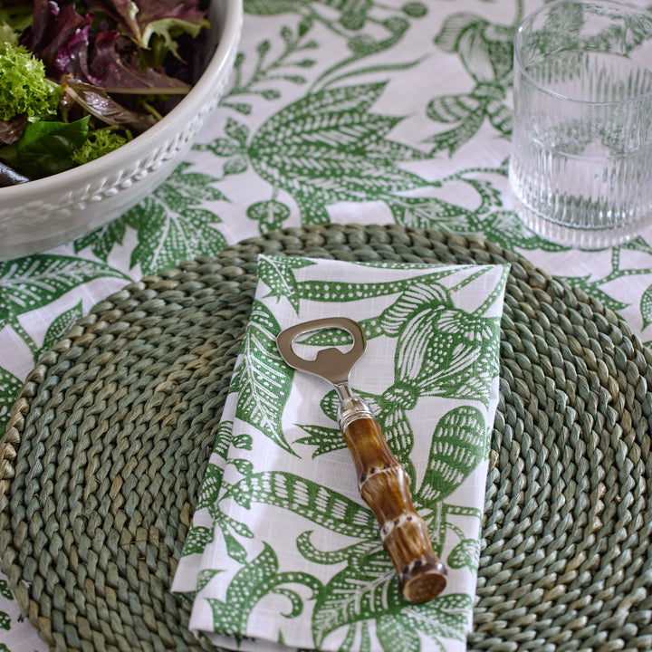 Samara Green Napkin Set of 4 - Madras Link