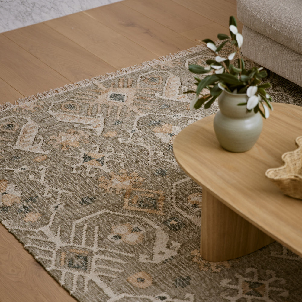 Majorca Green Rug - Madras Link