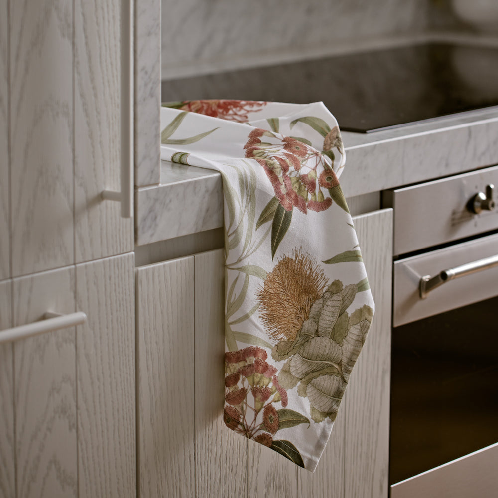 Sylvan Clay Single Teatowel - Madras Link