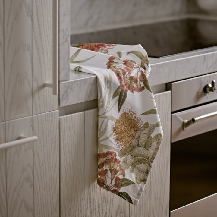Sylvan Clay Single Teatowel - Madras Link