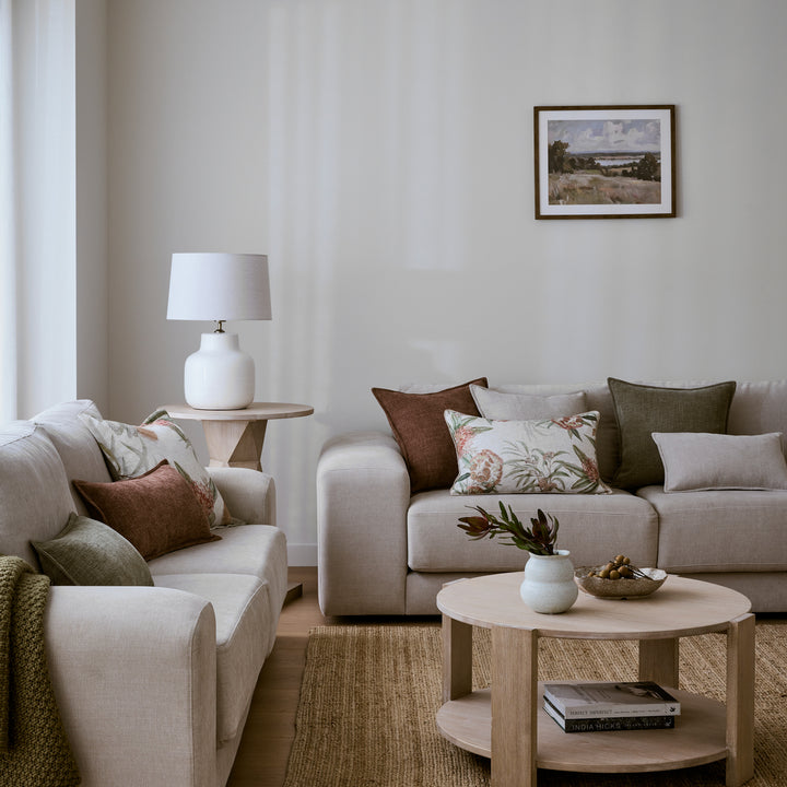 Sylvan Rust Cushion - Madras Link